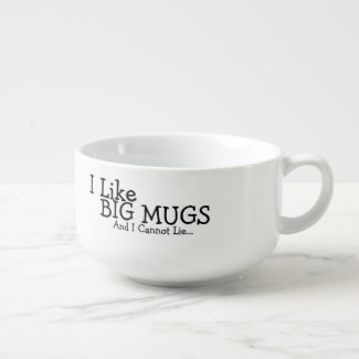I Like Big Mugs And I Cannot Lie Soup Mug