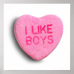 I Like Boys Print