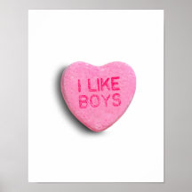 I Like Boys Print