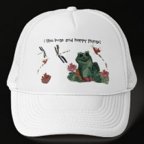 I like bugs and hoppy things cap hats