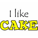 I like Cake t-shirts by String_Theory I like Cake t-shirts