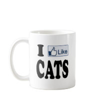 I Like Cats Coffee Mug