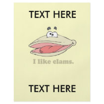 I LIKE CLAMS flyers