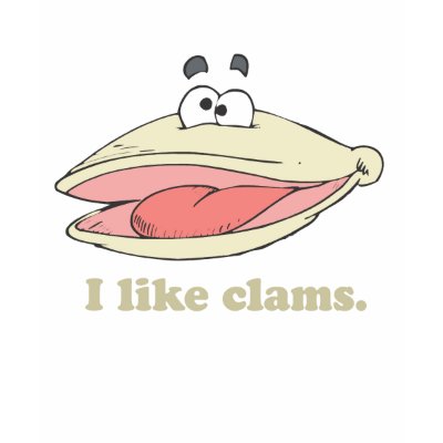 I like clams tshirt
