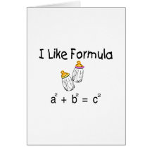 I Like Formula Greeting Cards