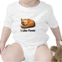 I Like Foxes t-shirts