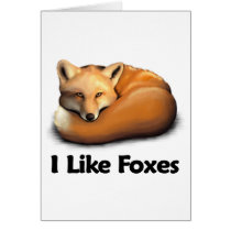I Like Foxes cards