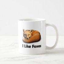 I Like Foxes mugs