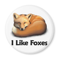 I Like Foxes magnets