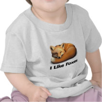 I Like Foxes t-shirts