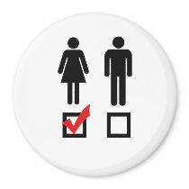 I Like Girls T-shirt magnets