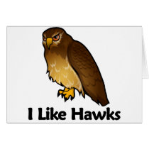 I Like Hawks cards