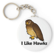 I Like Hawks keychains