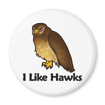 I Like Hawks magnets