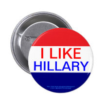 I LIKE HILLARY, 2016 PIN