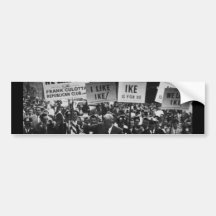 I Like Ike Dwight D. Eisenhower Campaign Bumper Stickers