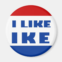 I Like Ike Fridge Magnets