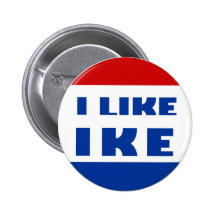 I Like Ike Pinback Buttons