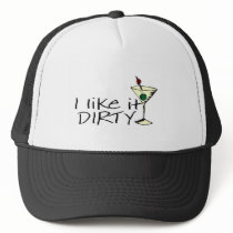 I Like It Dirty Martini Mesh Hat