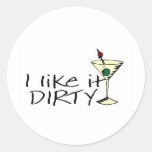 I Like It Dirty Martini Sticker