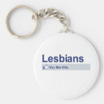 I Like Lesbians Keychains