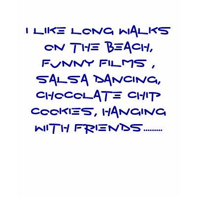 Long walks on the beach dating site