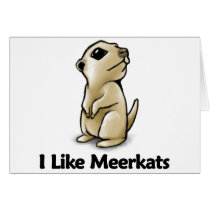 I Like Meerkats cards
