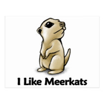 I Like Meerkats postcards