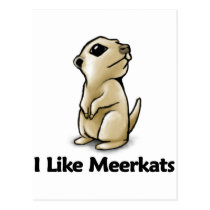 I Like Meerkats postcards