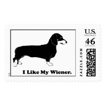 I like my dachshund postage