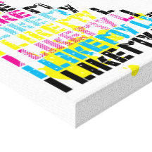 "I like My life" Skatebaording Canvas Gallery Wrap Canvas
