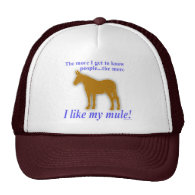 I Like My Mule Trucker Hats