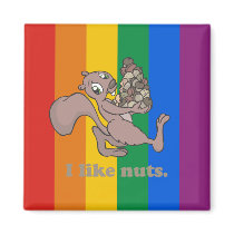 I LIKE NUTS magnets