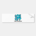 I Like Octopuses Bumper Sticker