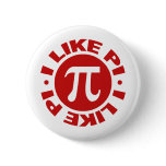 I Like Pi Pinback Button