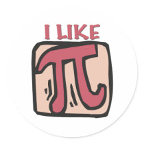 I like pi sticker