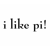 i like pi! t-shirts