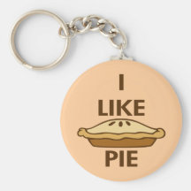 I Like Pie Key Chains