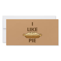 I Like Pie Picture Card