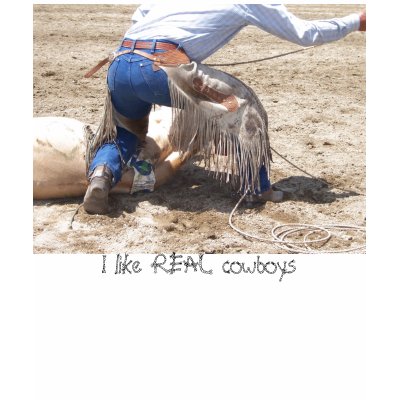 I like REAL cowboys T-shirt by tbarcequine