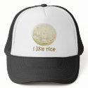I Like Rice hats