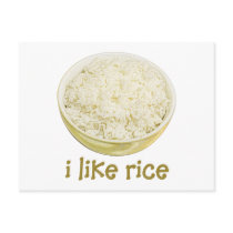 I Like Rice postcards by evisionarts I Like Rice postcards