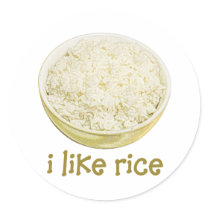 I Like Rice stickers