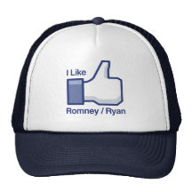 I LIKE ROMNEY RYAN -.png Trucker Hats