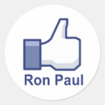 I LIKE RON PAUL STICKERS