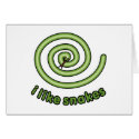 I Like Snakes cards by evisionarts I Like Snakes cards