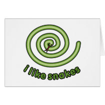 I Like Snakes cards by evisionarts I Like Snakes cards
