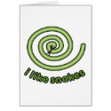 I Like Snakes cards by evisionarts I Like Snakes cards