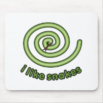I Like Snakes mousepads by evisionarts I Like Snakes mousepads