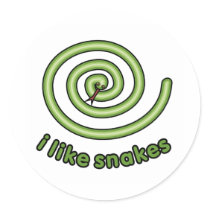 I Like Snakes stickers by evisionarts I Like Snakes stickers